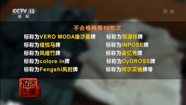 吊牌写含96%羊毛,结果一根羊毛都没有!还有天津这家公司被点名